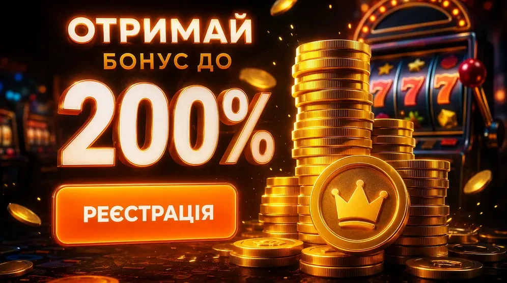 Стек золотих монет з символом 200%